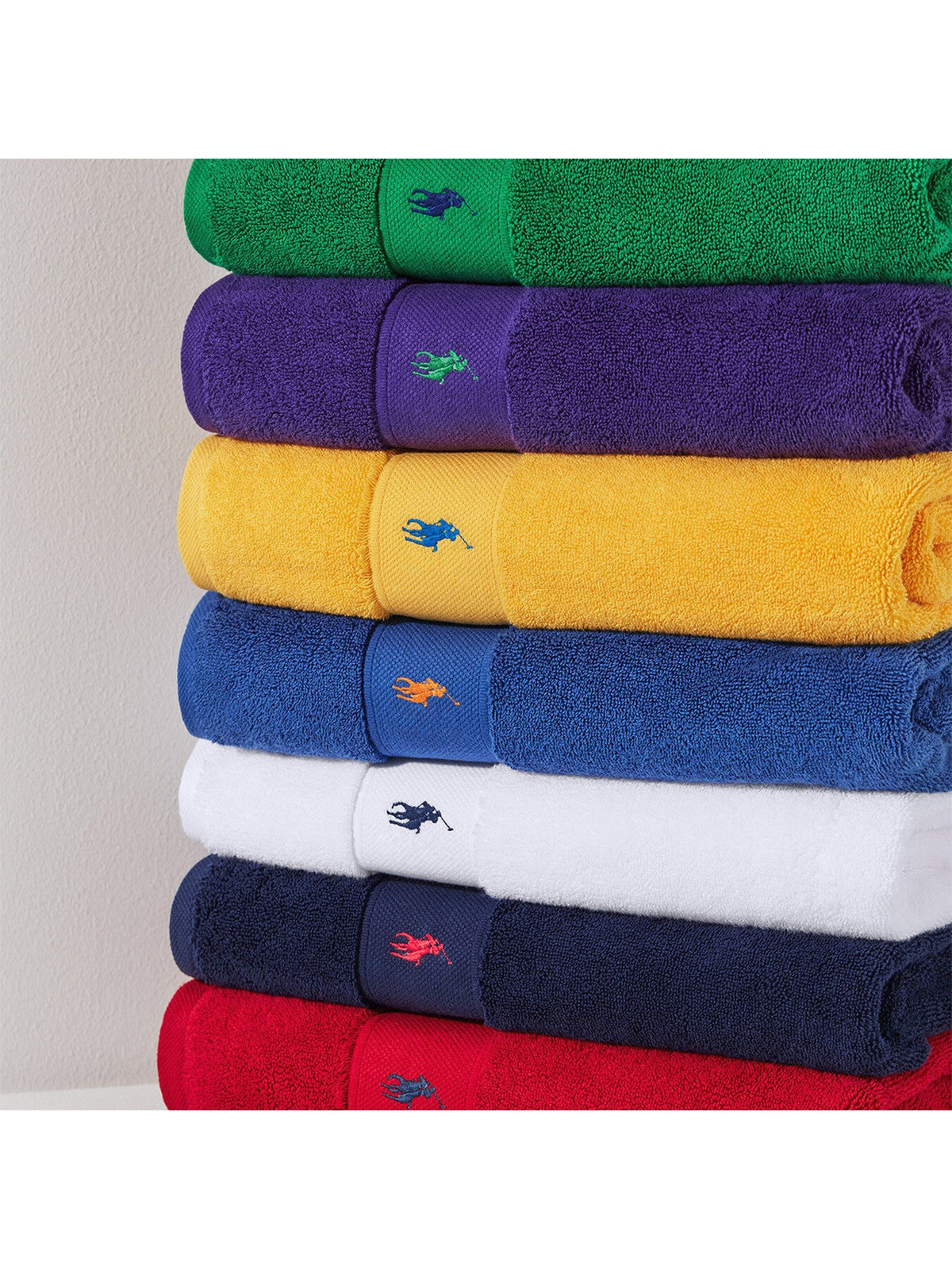 Polo Player Bath Sheet White