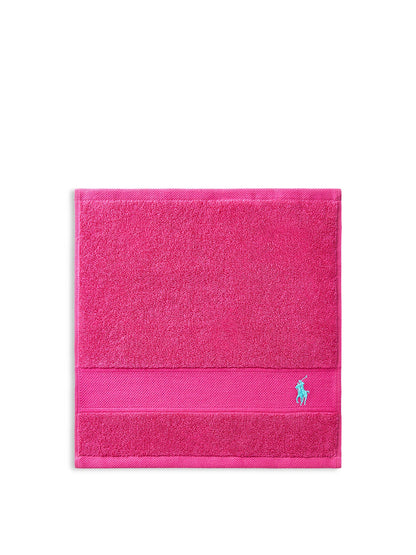 Polo Player Face Cloth Pink