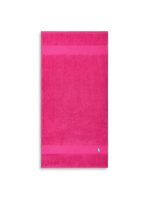 Polo Player Hand Towel Pink