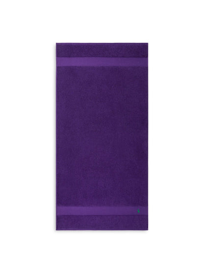 Polo Player Bath Towel Purple