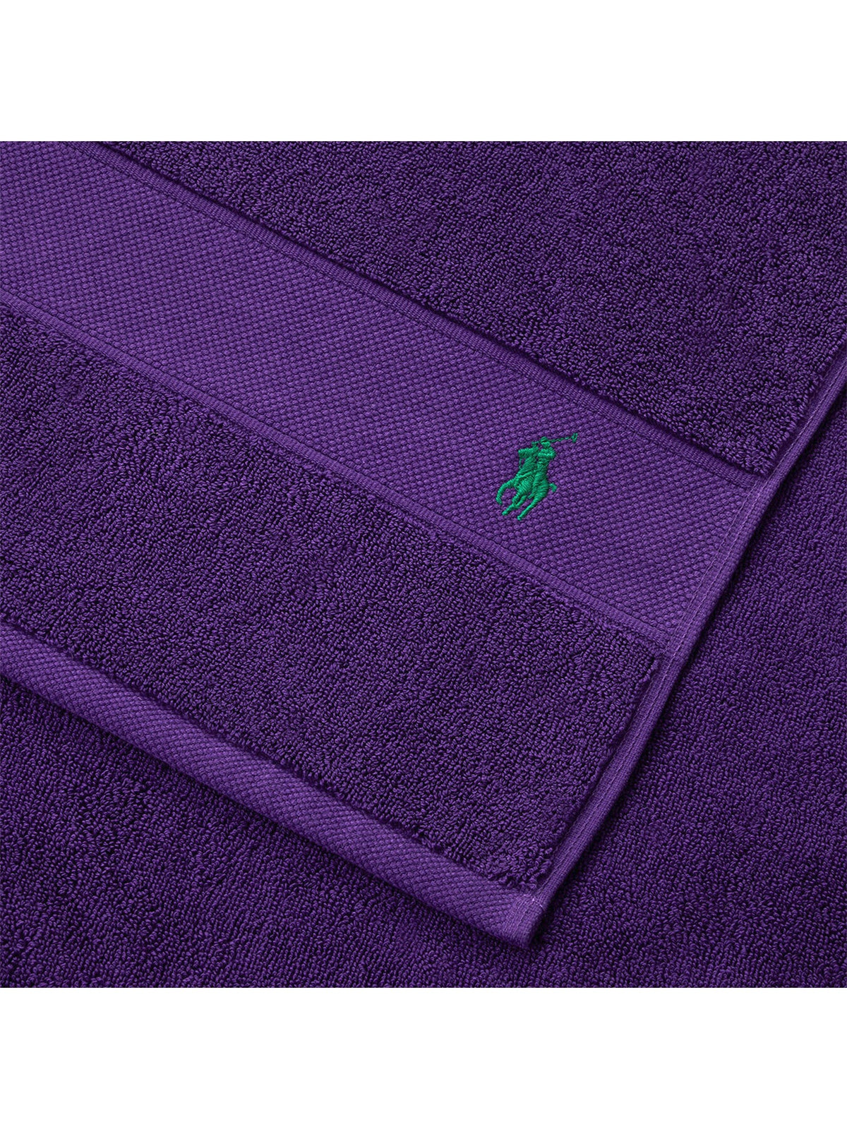 Polo Player Bath Towel Purple