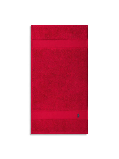 Polo Player Guest Towel Red