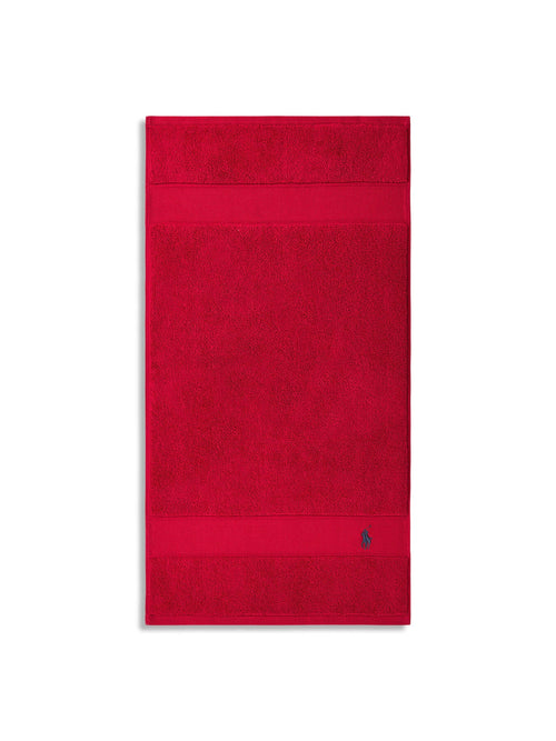 Polo Player Guest Towel Red