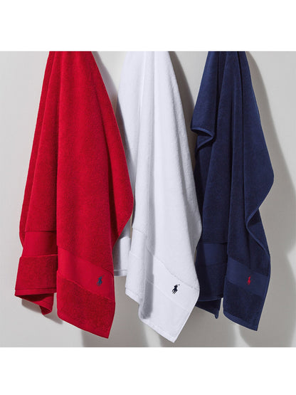Polo Player Guest Towel Red