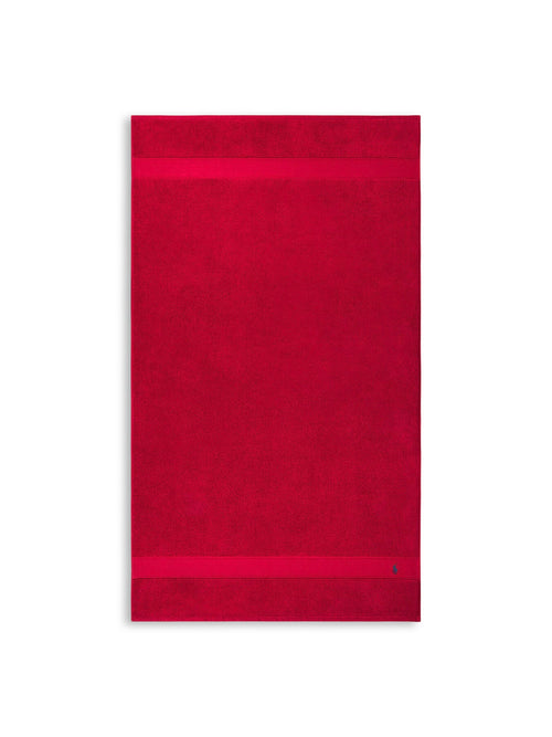 Polo Player Bath Sheet Red