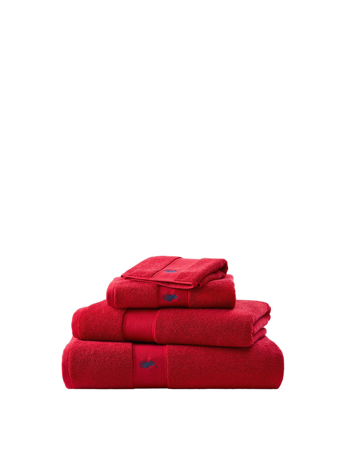 Polo Player Bath Sheet Red