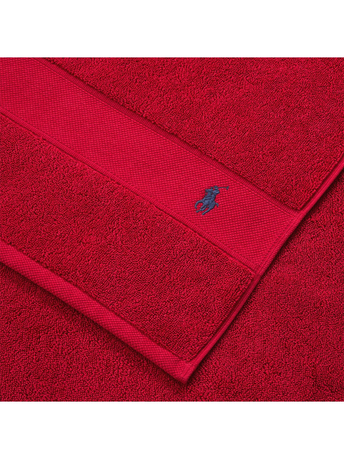 Polo Player Bath Sheet Red