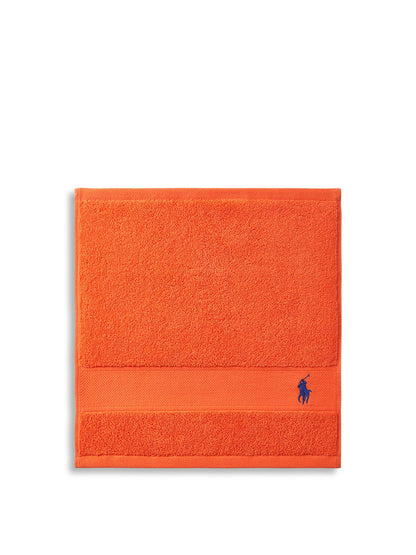 Polo Player Face Cloth Orange