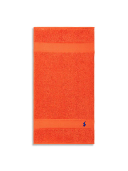 Polo Player Guest Towel Orange