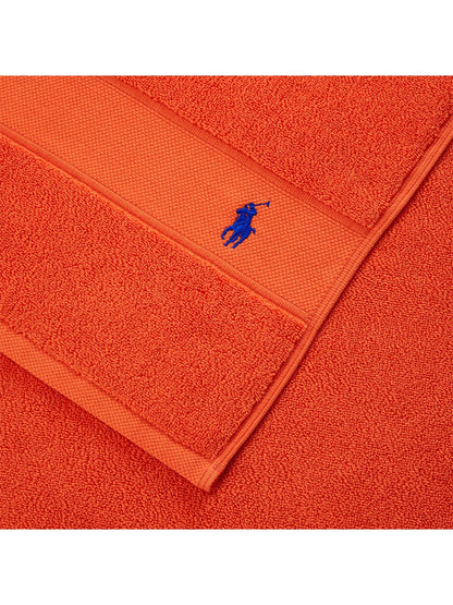 Polo Player Guest Towel Orange