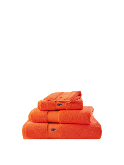 Polo Player Hand Towel Orange