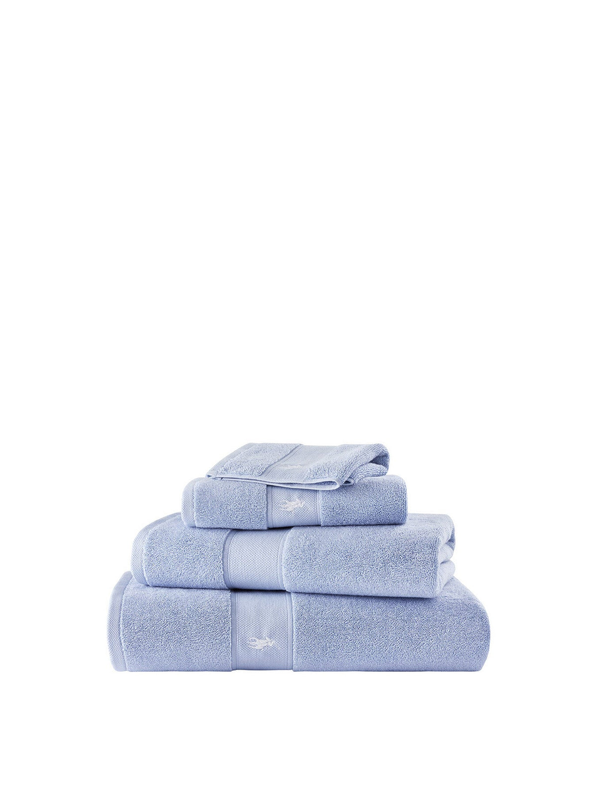 Polo Player Bath Towel Blue