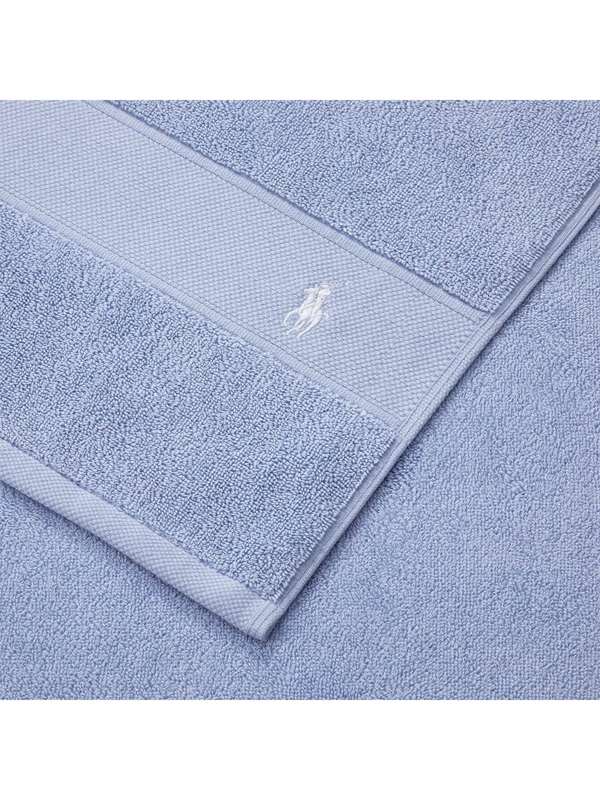 Polo Player Bath Towel Blue