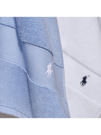 Polo Player Bath Towel Blue