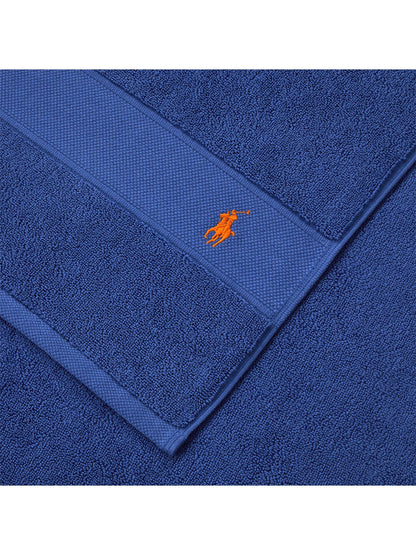 Polo Player Hand Towel Iris Blue