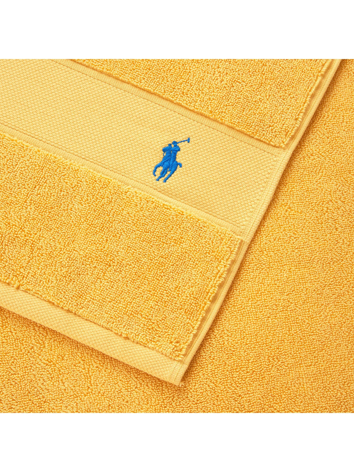 Polo Player Face Cloth Yellow