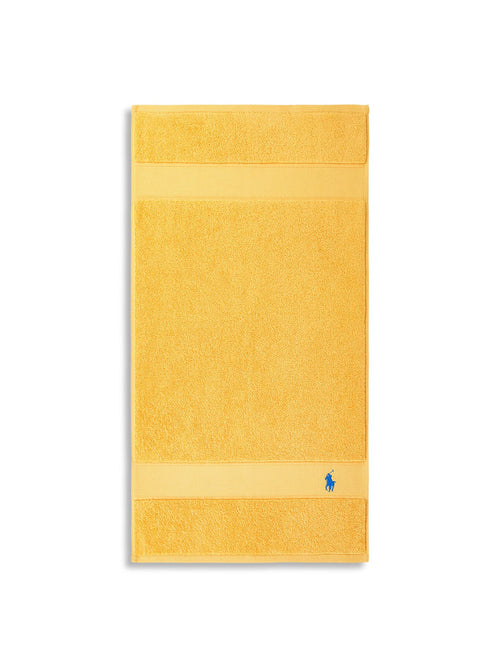 Polo Player Guest Towel Yellow