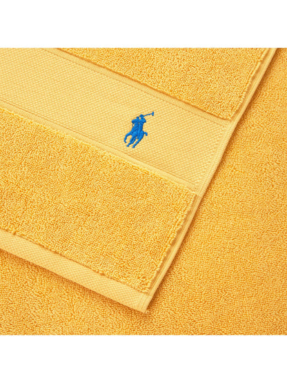 Polo Player Guest Towel Yellow