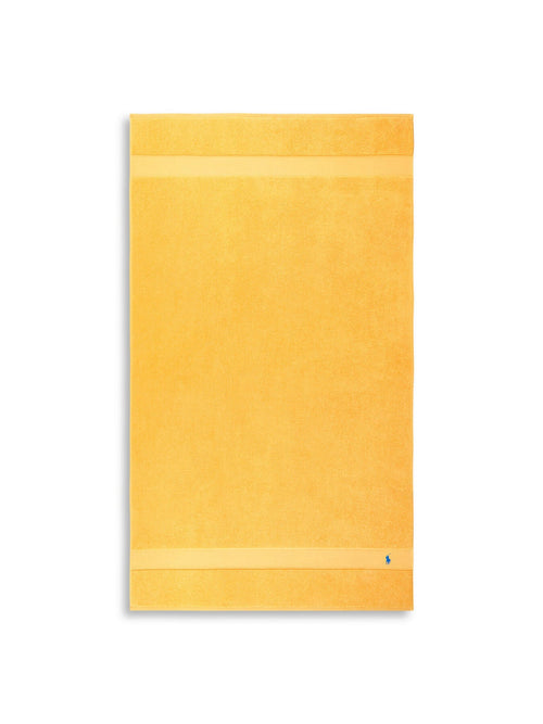 Polo Player Bath Sheet Yellow