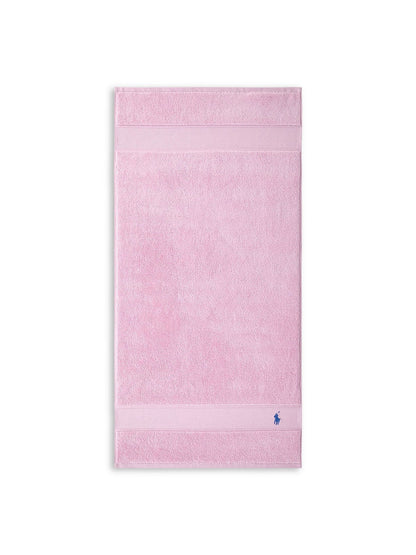 Polo Player Hand Towel Pink
