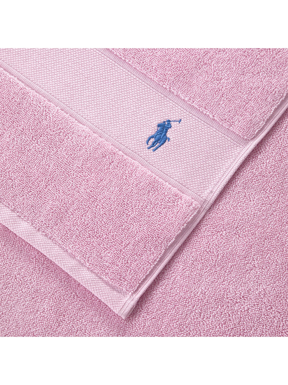 Polo Player Hand Towel Pink