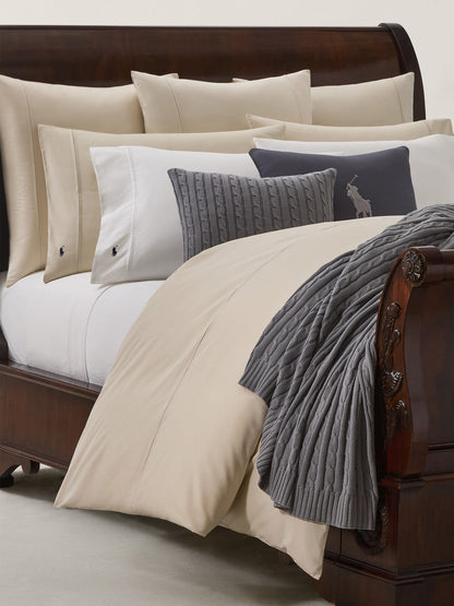Player Pale Oak Duvet Cover Beige