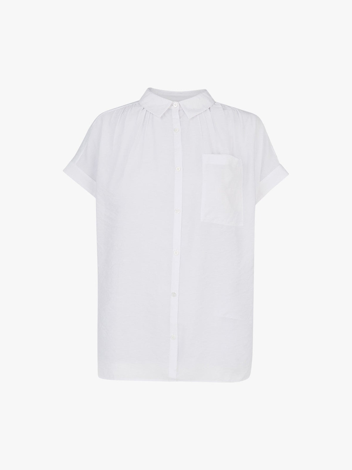 Nicola Button Through Shirt White