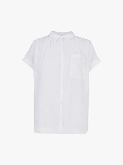 Nicola Button Through Shirt White