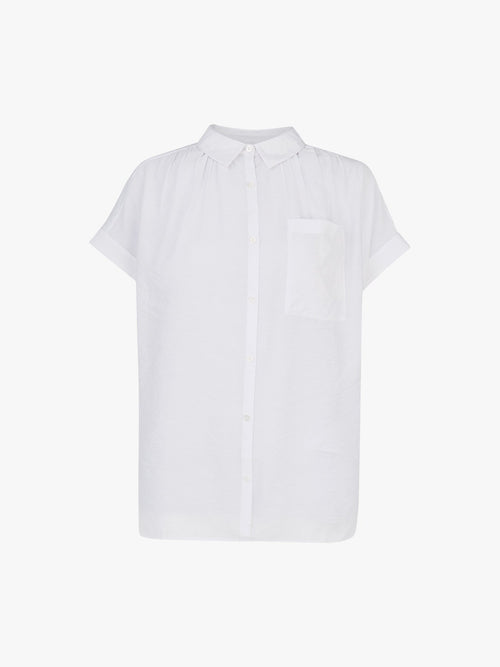Nicola Button Through Shirt White