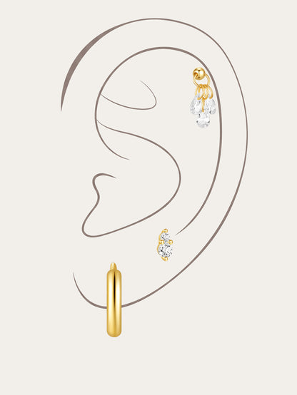 KOSINER 925 Sterling Silver Multi-Style Versatile Set
