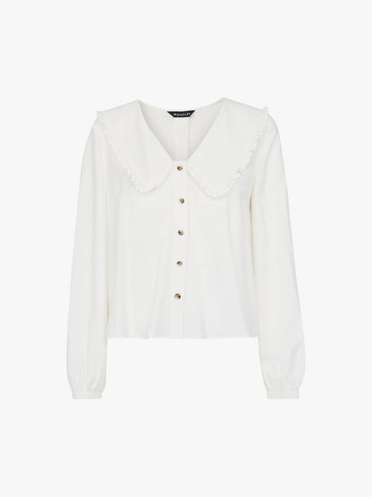 Oversized Collar Detail Top