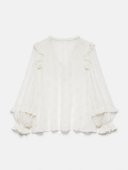 Broderie Anglaise Blouse
