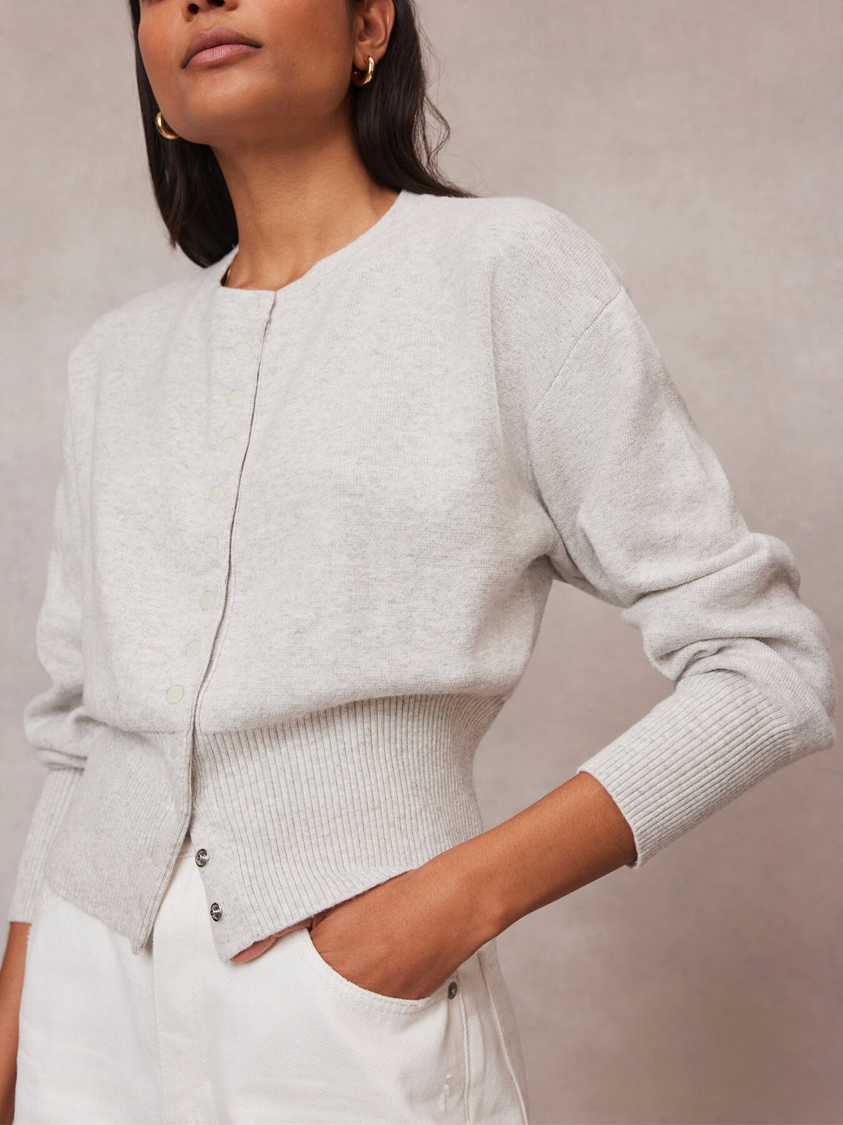 Cotton Blend Cardigan