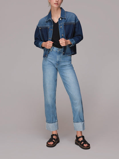 Willa V Neck Cap Sleeve Tee