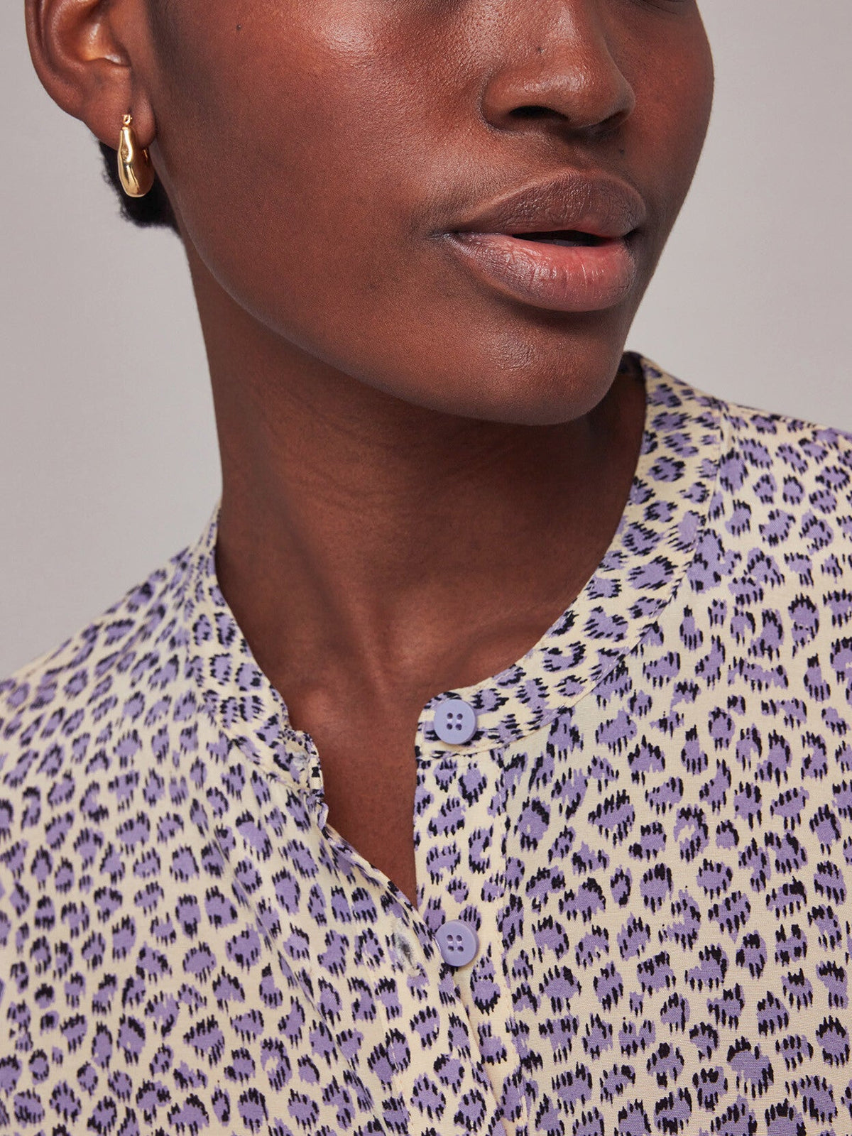Dashed Leopard Midi Dress
