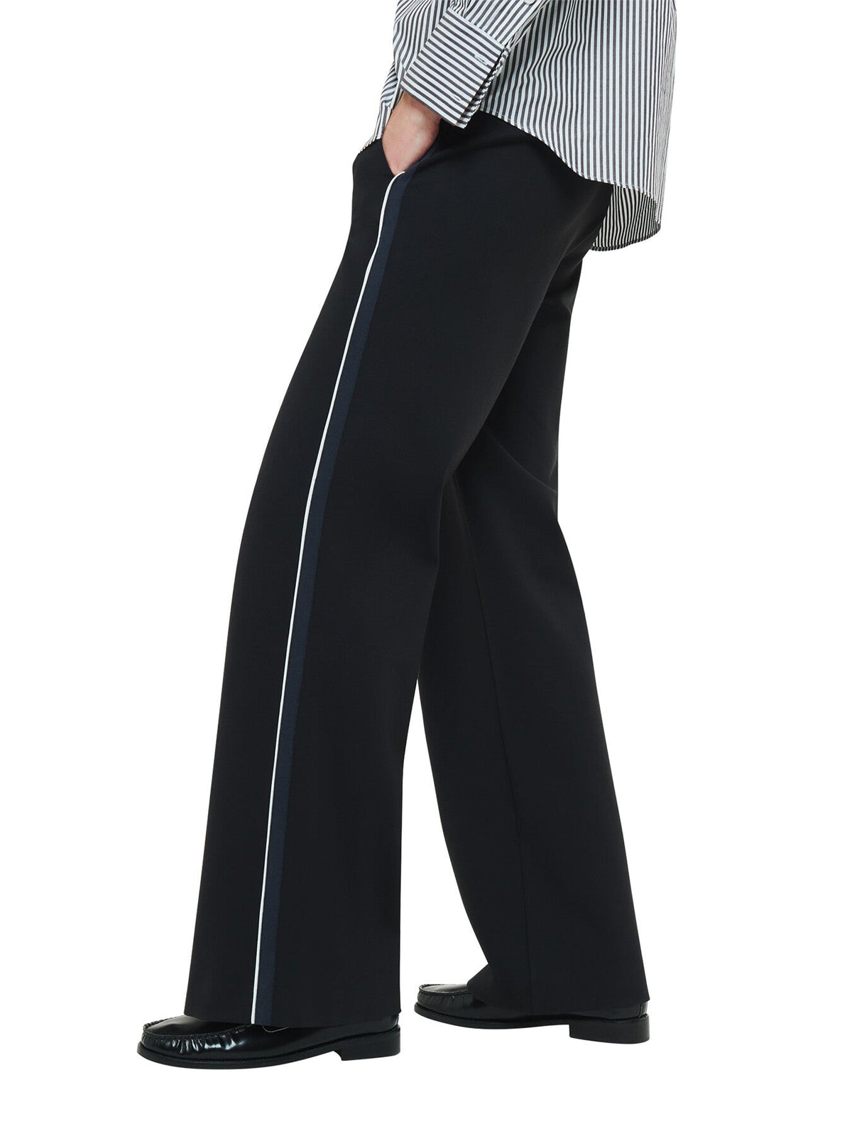 Edie Side Stripe Ponte Trouser