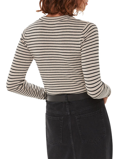Fine Crew Stripe Knit