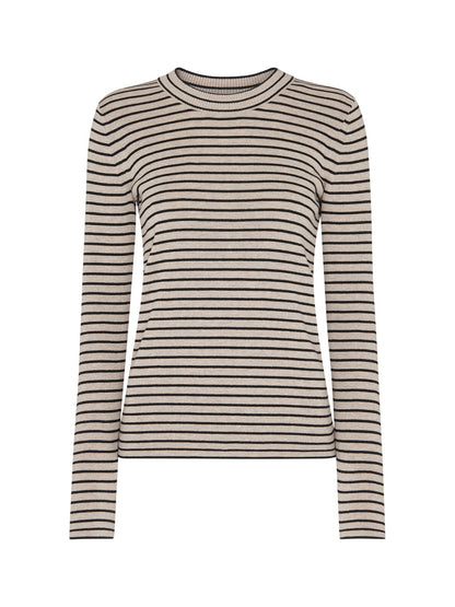 Fine Crew Stripe Knit