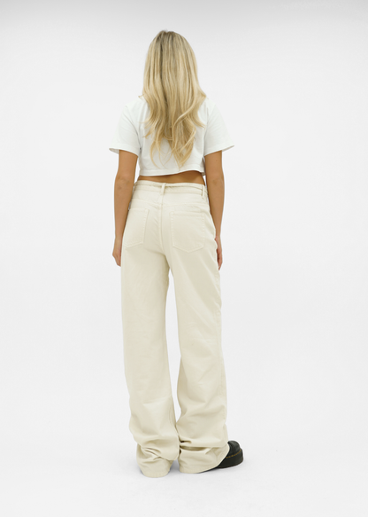 Baggy jeans crème (tall)