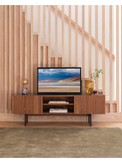 Riga AV Unit Grey Ceramic