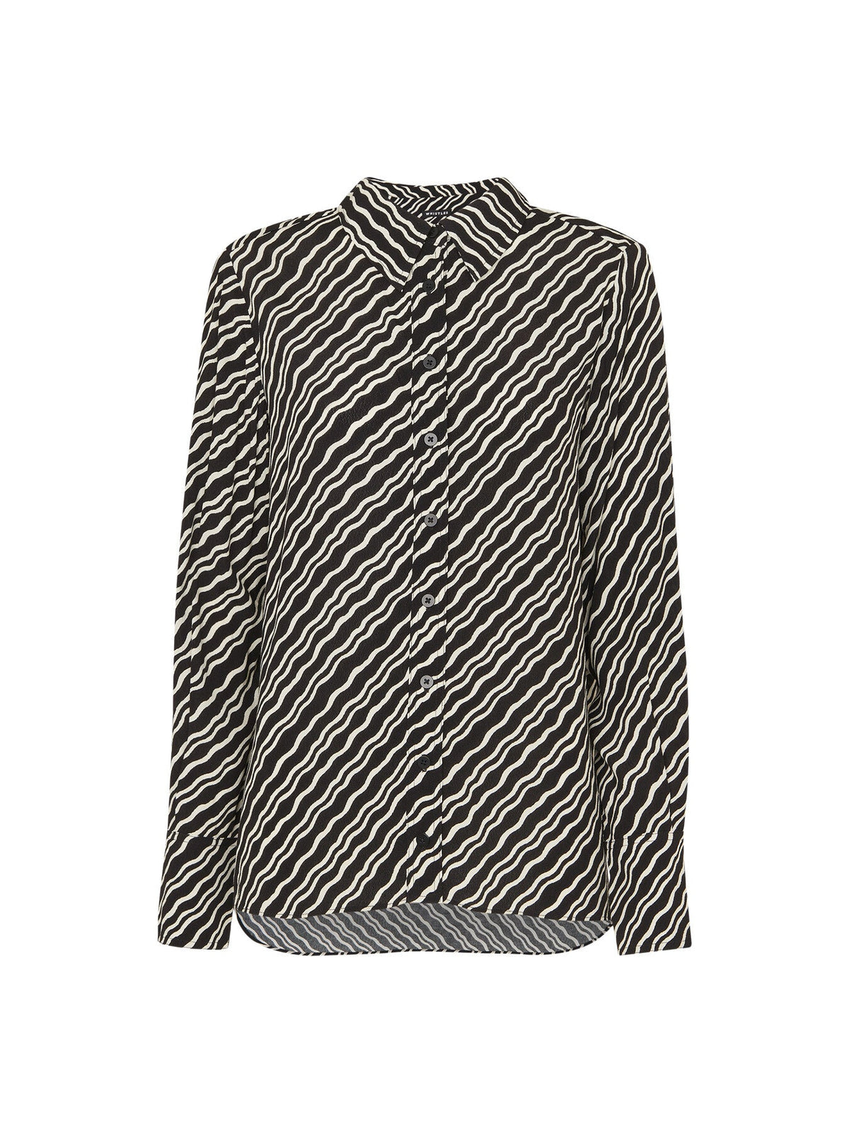 Diagonal Ripple Print Shirt