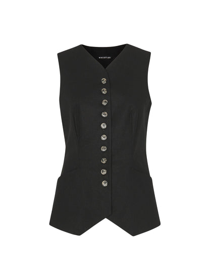 Lindsey Linen Blend Waistcoat