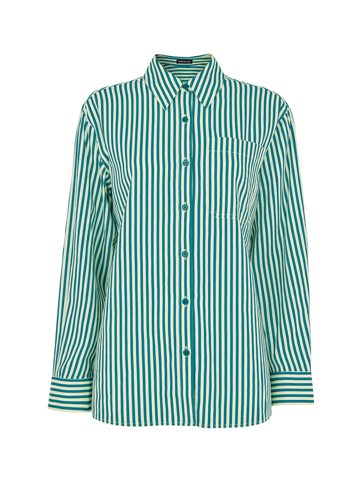 Stripe Linen Blend Shirt