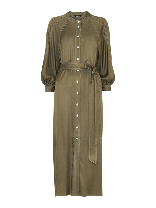 Mabel Topstitch Dress