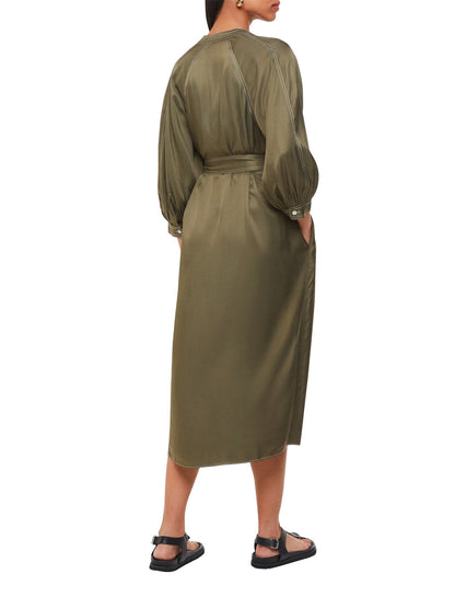 Mabel Topstitch Dress