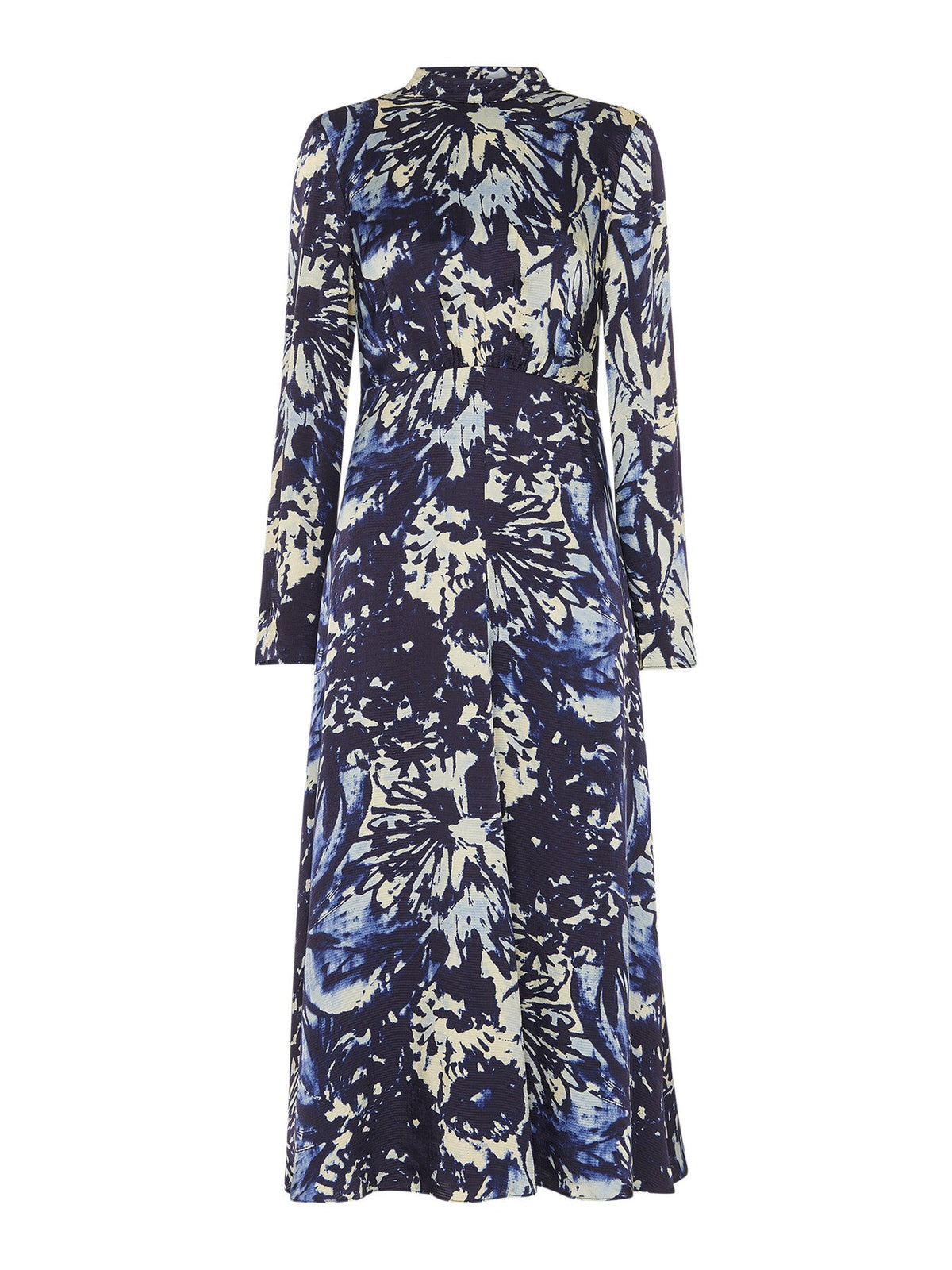 Dazzled Floral Satin Dress