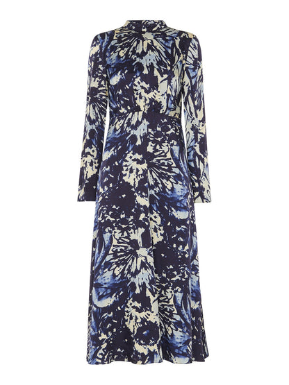 Dazzled Floral Satin Dress
