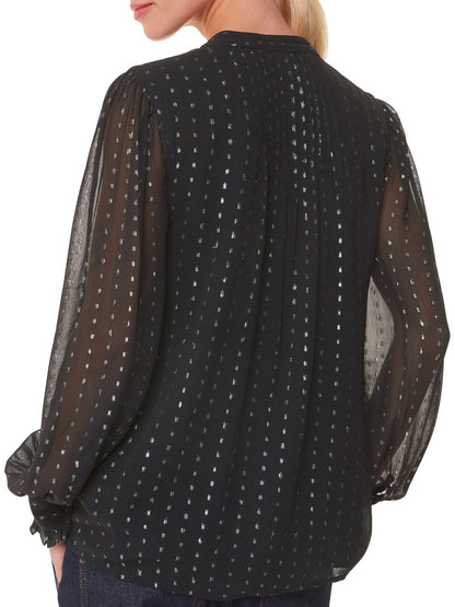 Metallic Stripe Shirt