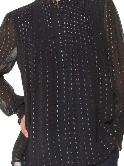 Metallic Stripe Shirt