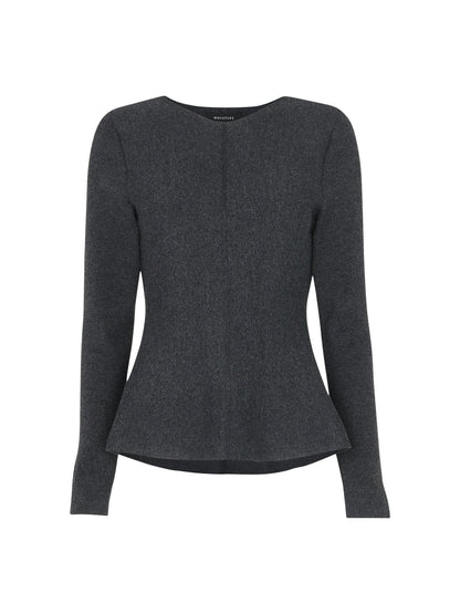 Peplum Detail Knit